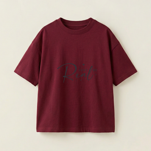 Just Be Real - Oversize 250 GSM in mặt trước