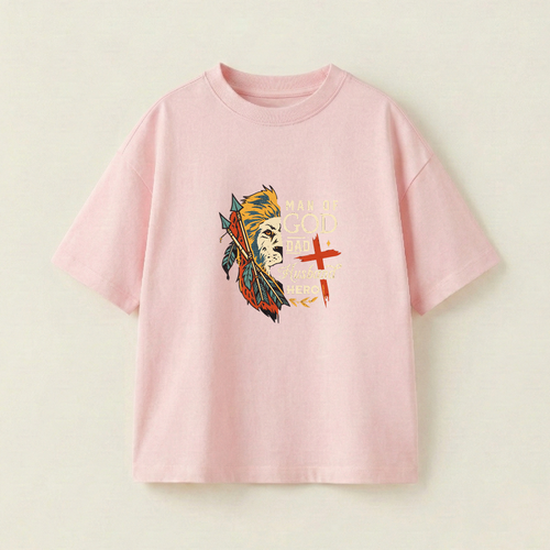 MAN OF GOD, DAD, HUSBAND, HERO - Oversize 250 GSM in mặt trước