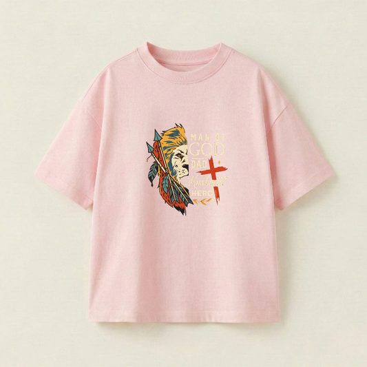 MAN OF GOD, DAD, HUSBAND, HERO - Oversize 250 GSM in mặt trước