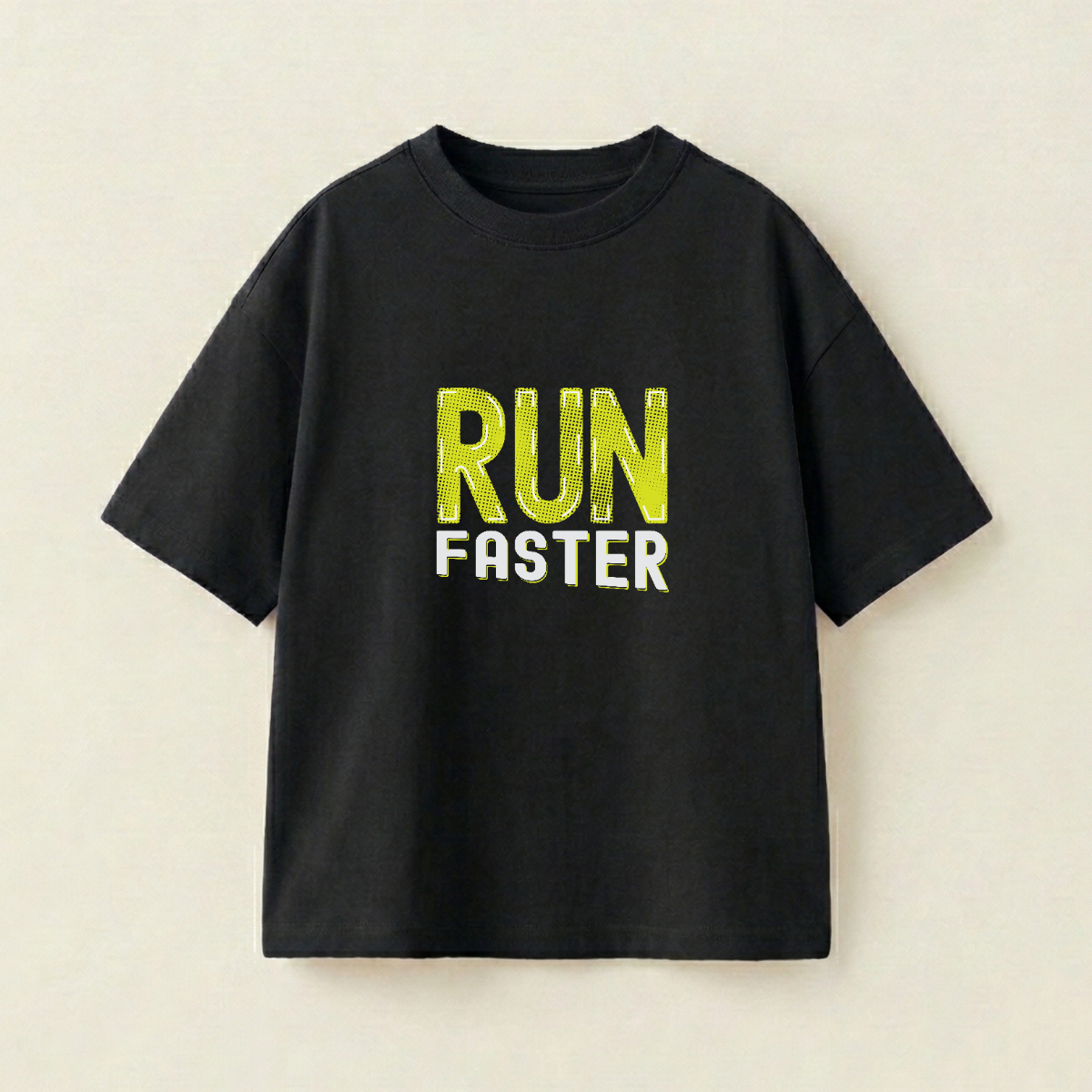 RUN FASTER - Oversize 250 GSM on the front (8P1XVG)