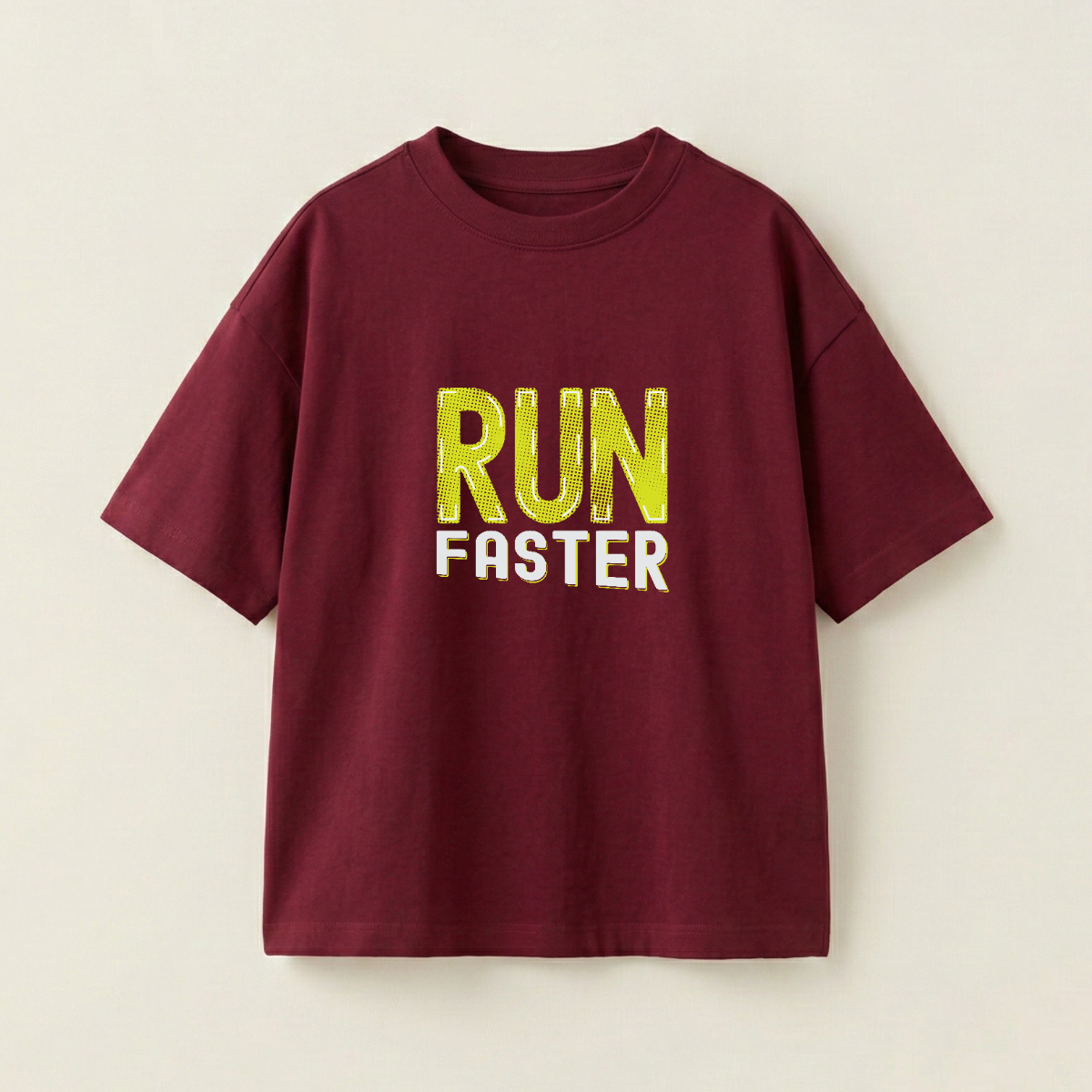 RUN FASTER - Oversize 250 GSM on the front (8P1XVG)