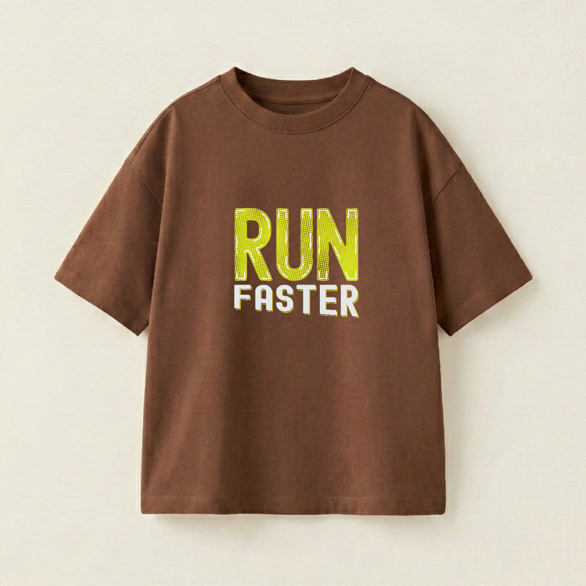 RUN FASTER - Oversize 250 GSM on the front (8P1XVG)