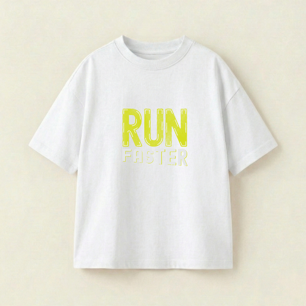 RUN FASTER - Oversize 250 GSM on the front (8P1XVG)