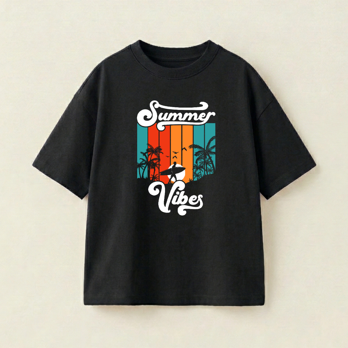 Summer Vibes - Oversize 250 GSM on the front (IV3LJY)