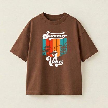 Summer Vibes - Oversize 250 GSM on the front (IV3LJY)