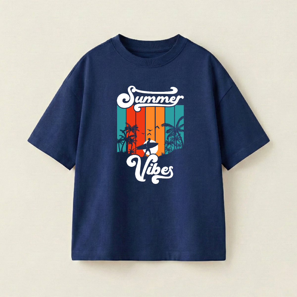 Summer Vibes - Oversize 250 GSM on the front (IV3LJY)